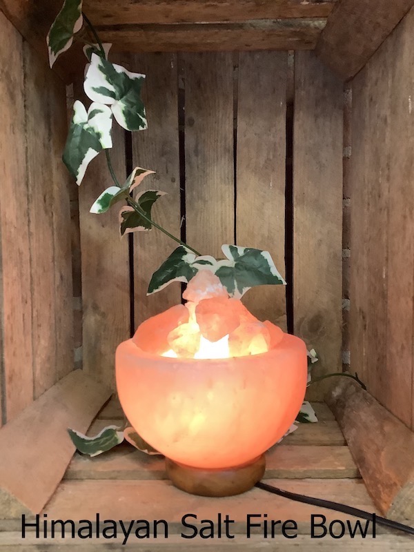 Himalayan Salt Fire Bowl Lamp